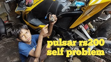🌴Pulsar rs 200 share problem🌴pulsar rs 200 self/rs 200 self/rs 200 self start problem