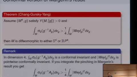 GPDE Workshop   Some Rigidity Results Using Full Non Linear Equations   Djadli hi