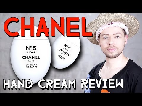 CHANEL N°5 L'EAU HAND CREAM review and layering - CHANEL No5