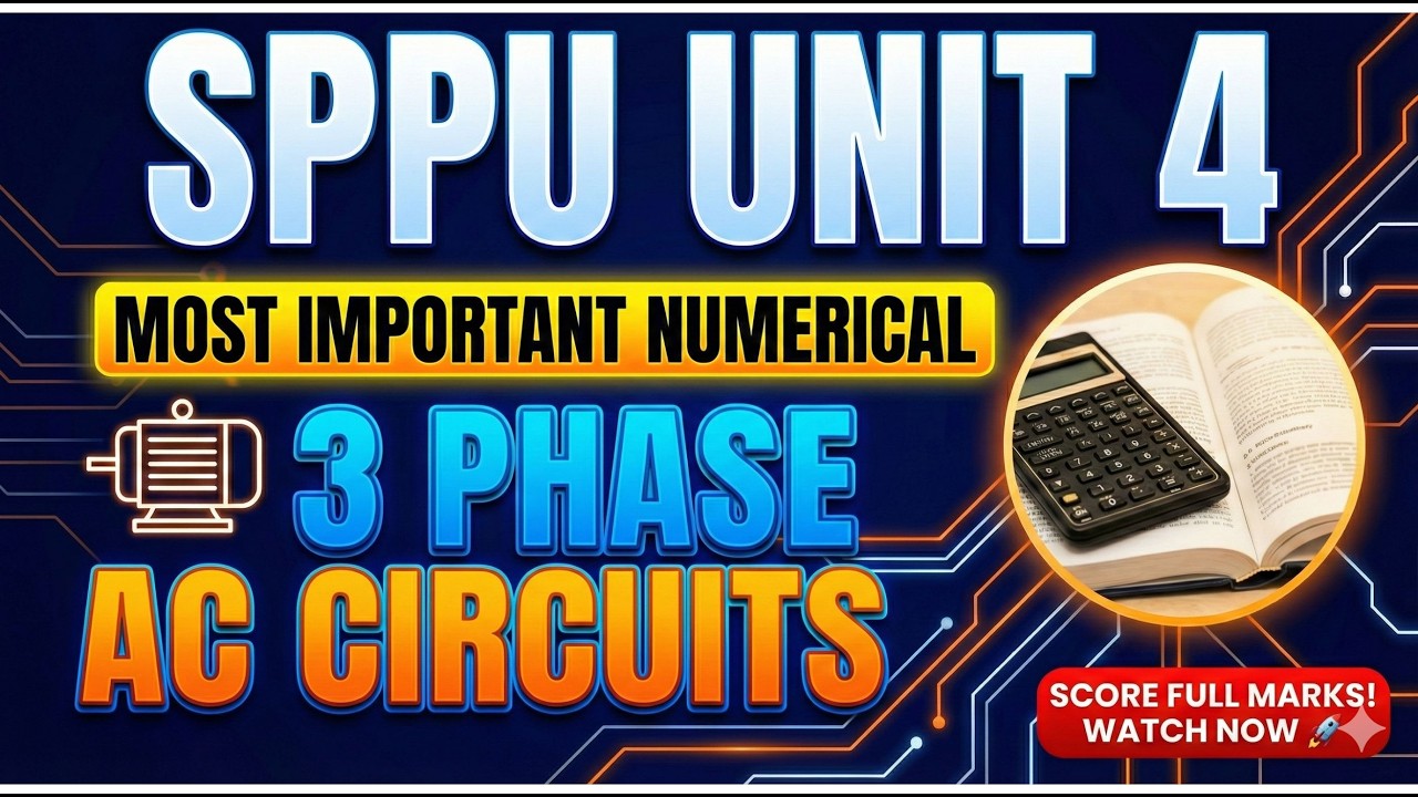 SPPU BEEE/BEE Unit 4 Important Questions | 3 Phase AC Circuits ...