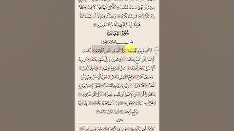 سورة القيامة من آيه ١ الى ١٩ مكرره ١٠ مرات بصوت الشيخ علي الحذيفي