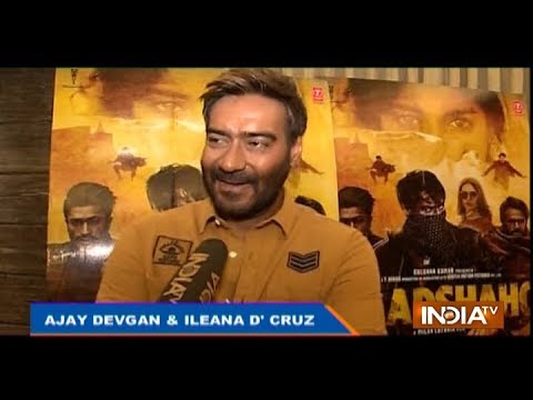 ajay-devgn-and-ileana-d'cruz-get-candid-about-their-upcoming-film-baadshaho