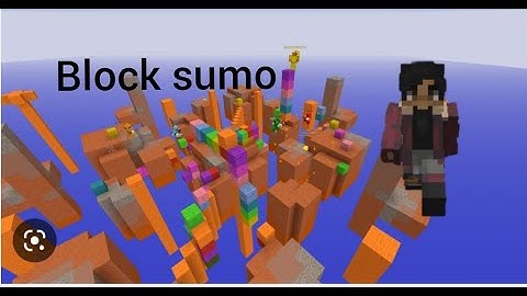 Playing chaotic block sumo on bedwars practice