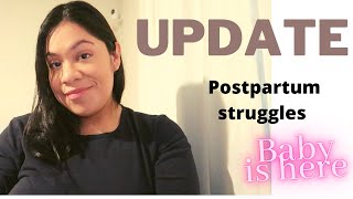 BABY GIRL IS HERE !!  | QUICK UPDATE | POSTPARTUM STRUGGLES | PPD | THE RUIZ FAMILY