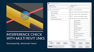 Interference check With Multiple Revit Links at same time - Revit Plugin