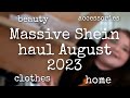 Massive shein haul and try on August 2023