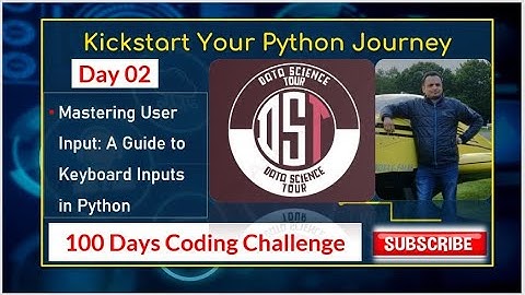 Python Journey with 100 Days Coding Challenge - Input is Given from Keyboard #day2 #100daysofcode