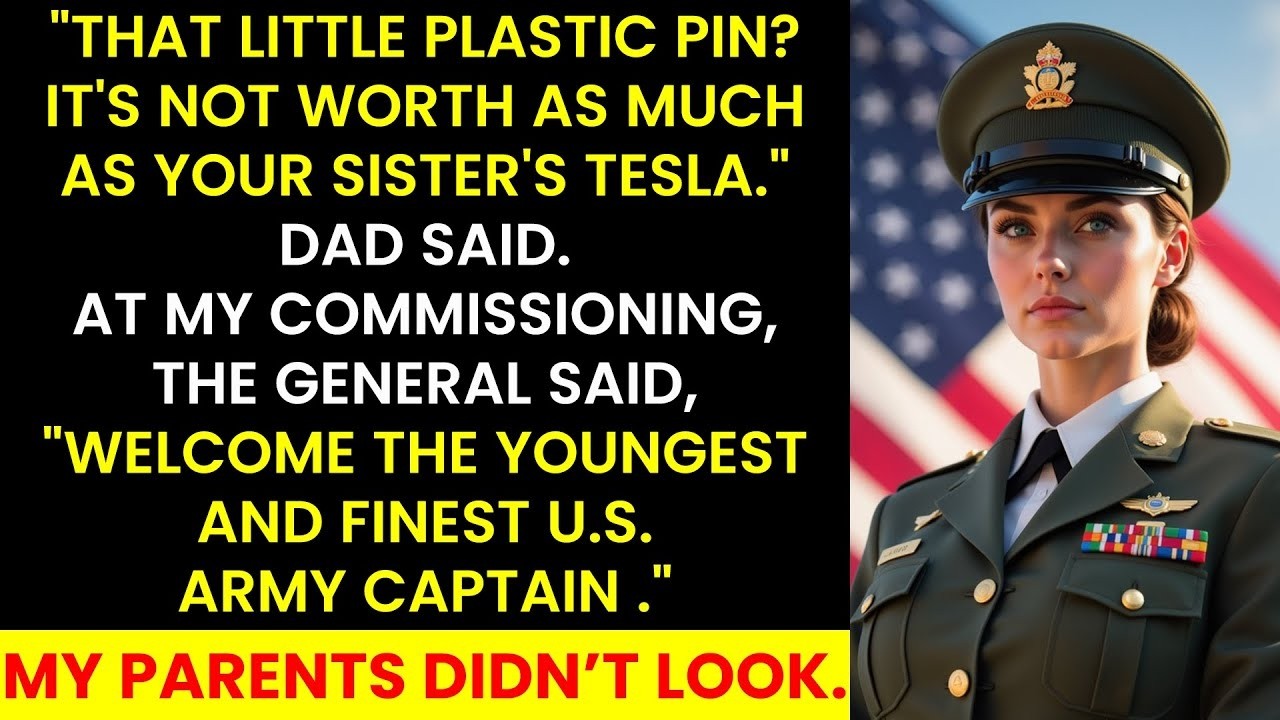 My Parents Made Me Take the Bus to My Captain Commissioning — While Buying My Sister a Tesla