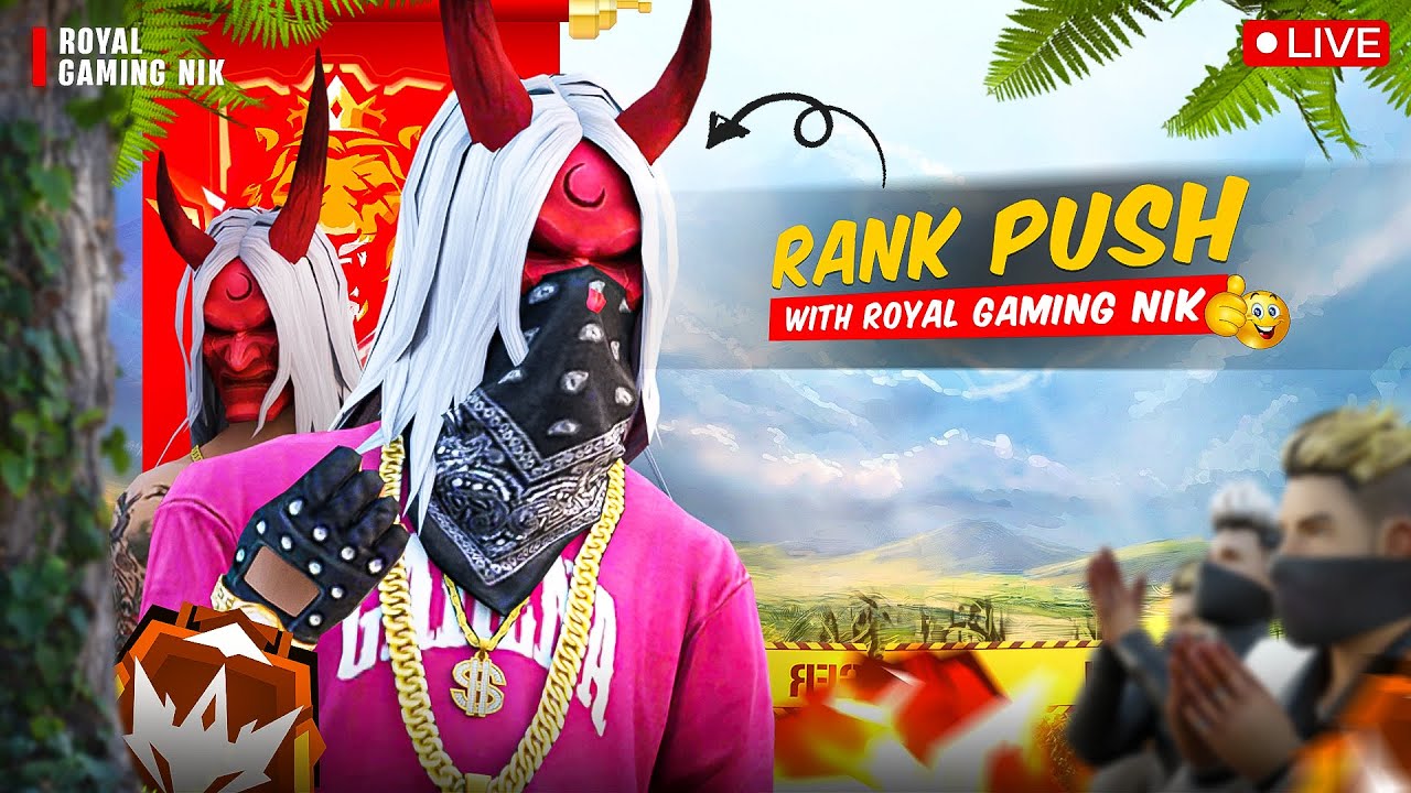 Grandmaster Live Rank Push Free Fire Telugu - RGN OFFICIAL is Live ...