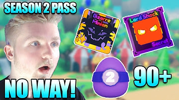 *INSANE LUCK* I Hatched 90+ Season 2 Eggs in Mining Simulator 2 (Roblox)