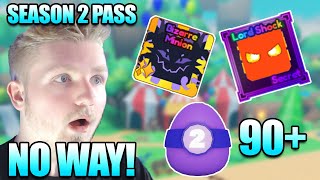 *INSANE LUCK* I Hatched 90+ Season 2 Eggs in Mining Simulator 2 (Roblox)
