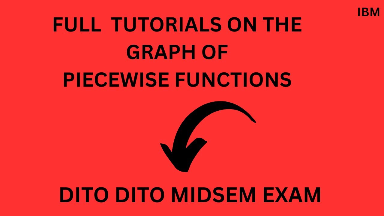 Graph Of Piecewise Functions (2) - YouTube