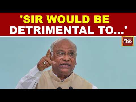 Mallikarjun Kharge Claims SIR Process Is Being Misused, Says It Will Hurt Poor And Marginalised