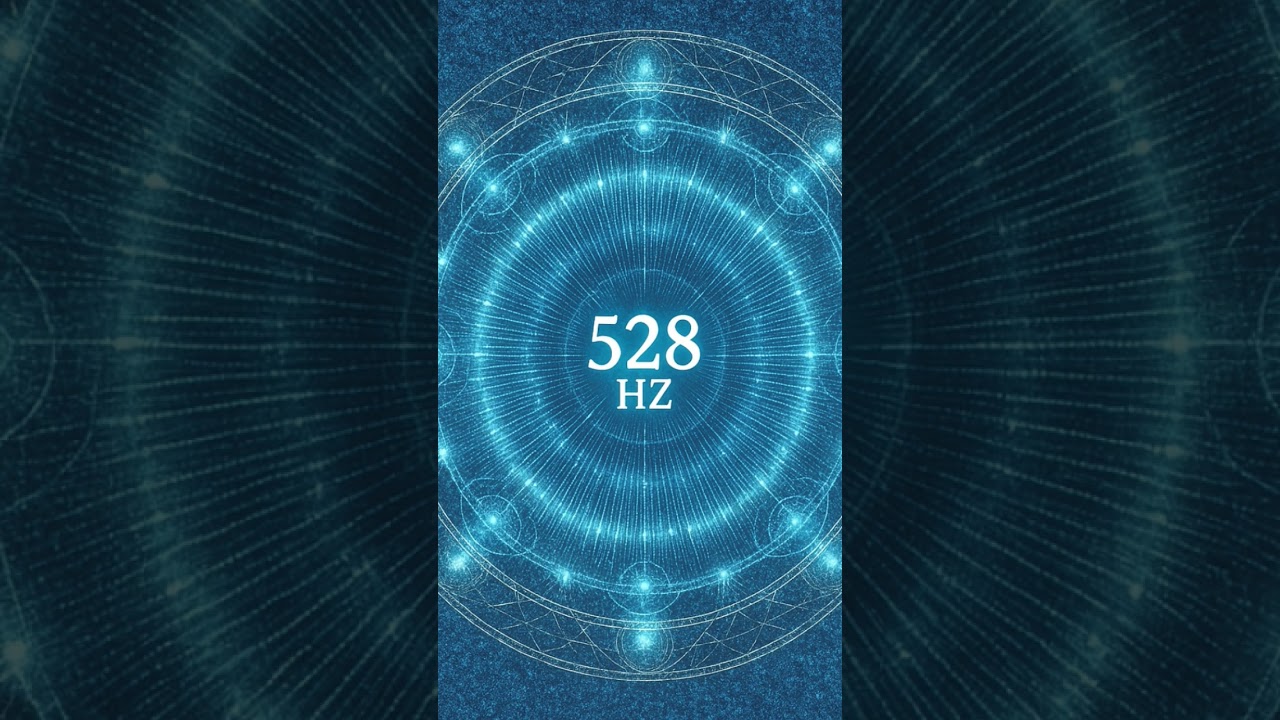528 Hz Solfeggio + Blue Noise | Cellular Healing, Love & Deep Energy Cleansing