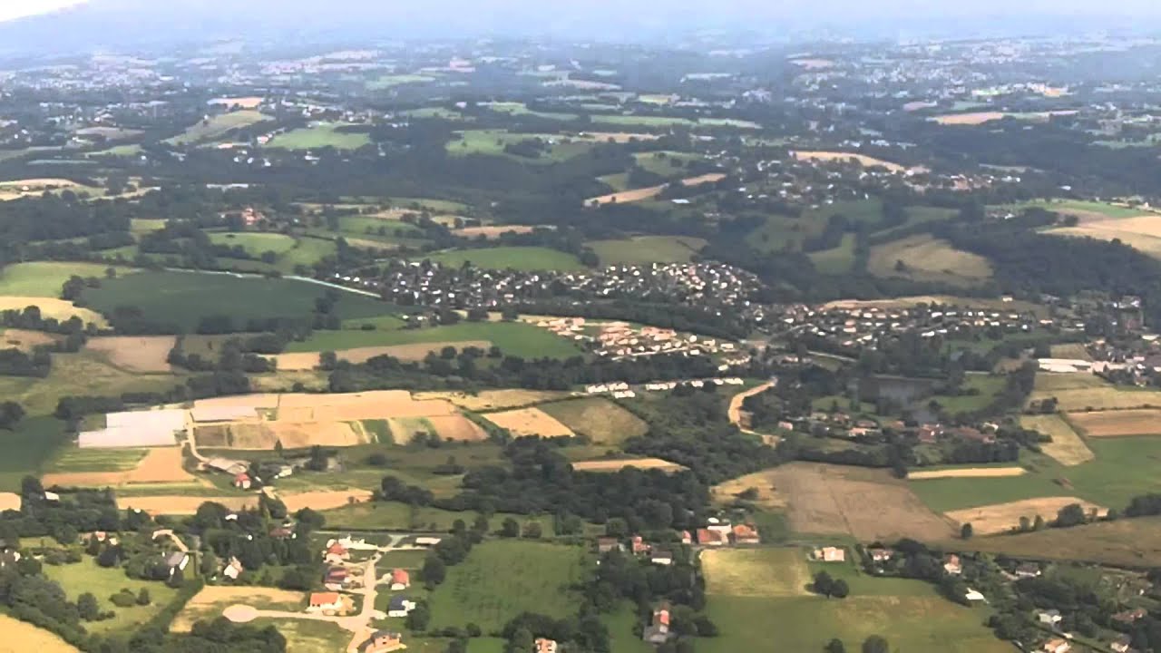 Limoges Airport, France landing onboard long version YouTube