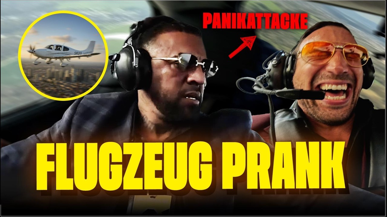 PRANK IM FLUGZEUG 😱 Mo Douzi rastet komplett aus 🥴