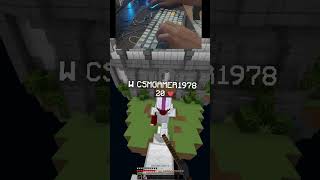bedwars first rush destroyed #minecraft #minecraftmemes #bedwars #combo #rush #comboes #hypixel