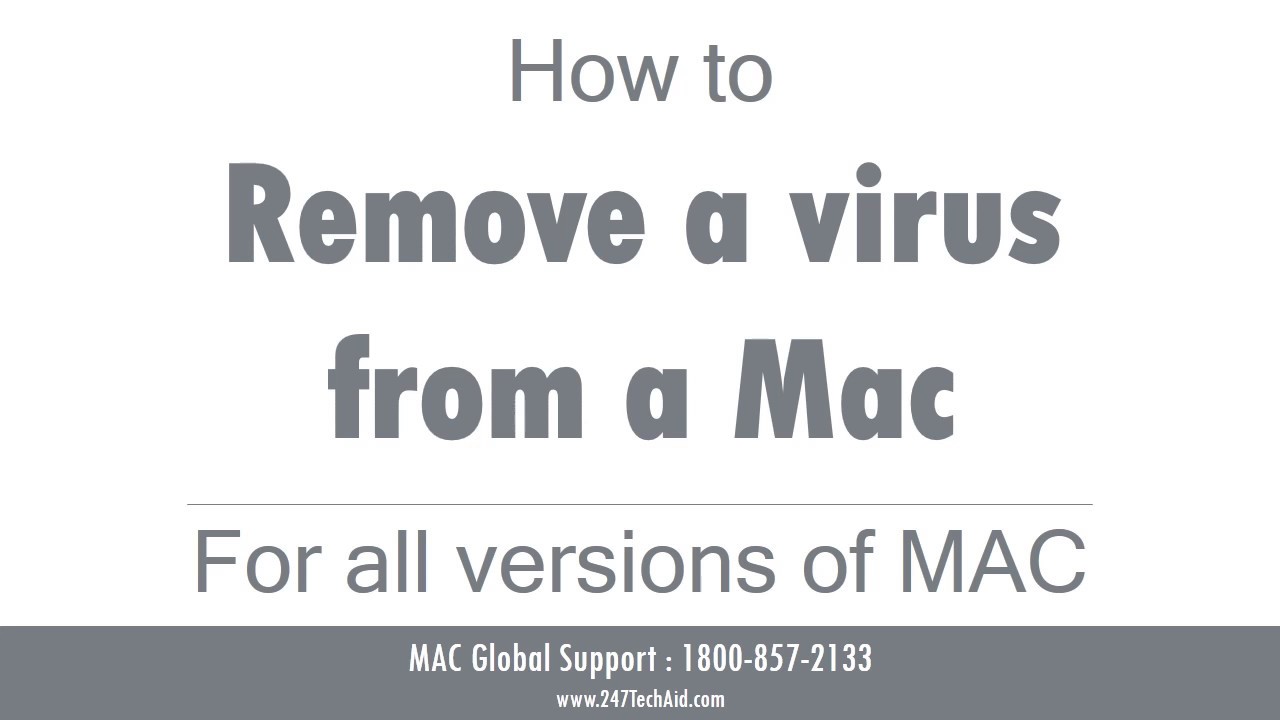 How to Remove a Virus from a Mac - YouTube