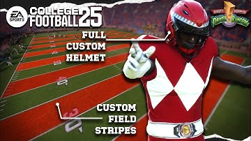 5 ADVANCED TECHNIQUES for Your TEAMBUILDER DESIGNS in College Football 25 feat. STRIPED FIELDS