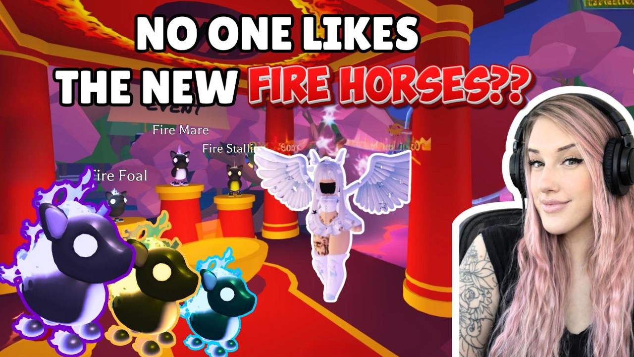 Trading Away My Fire Mare (Trading Fail?) 🔥 | Adopt Me Lunar New Year 2026