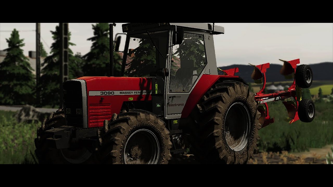 Massey Ferguson 3090 + Pöttinge  Servo 35|FS19 Cinematic