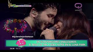 Analizamos el beso de Tini y Sebastián Yatra en Los 15 Mejores