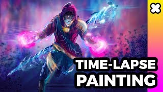 TIME-LAPSE PAINTING - Magic Mafia (Procreate App, iPadPro, Apple Pencil)
