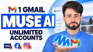 Muse AI Unlimited Accounts with 1 Gmail No Card Needed
