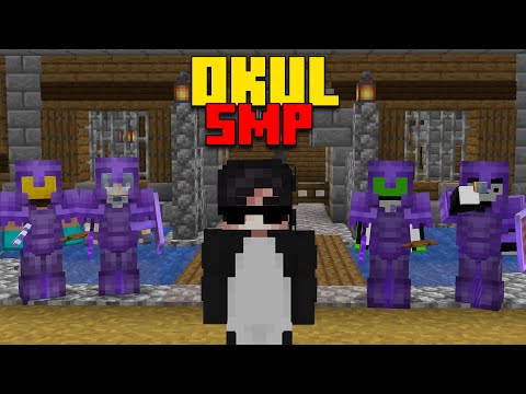 Okulumun Minecraft SMP Sunucusunu Buldum..