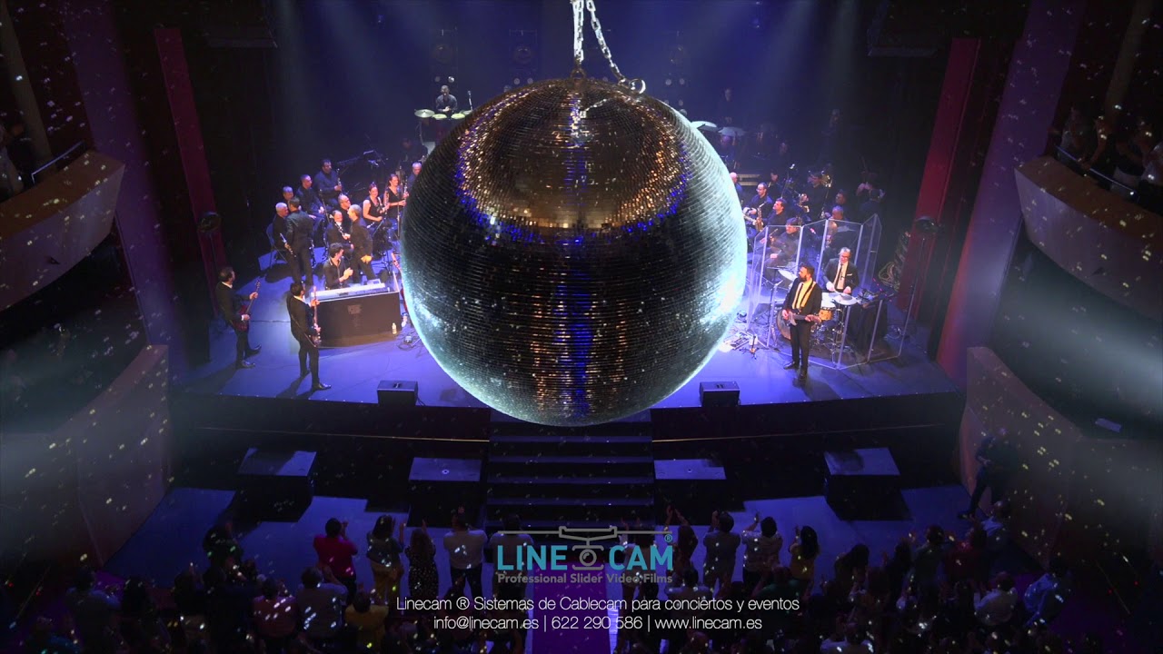 Linecam para conciertos en interiores — Linecam
