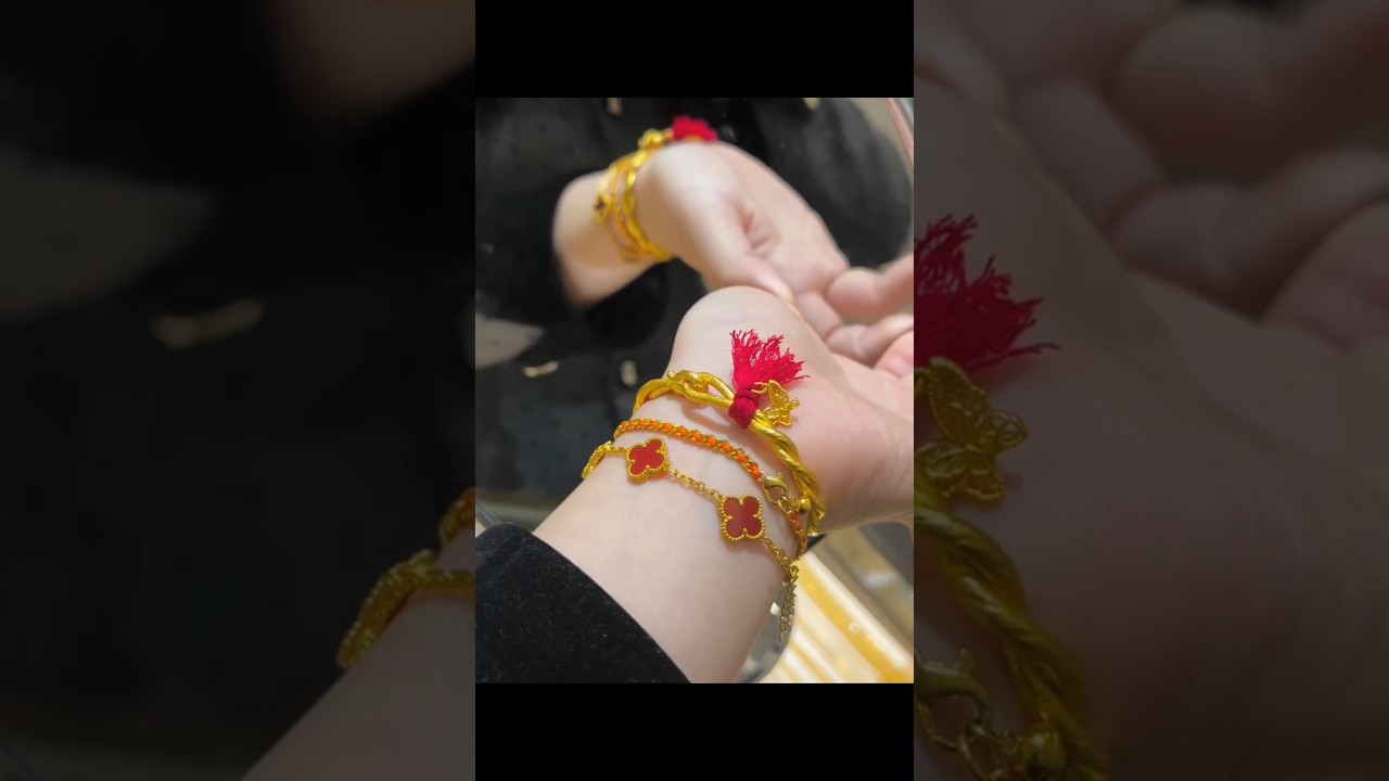 making a Gold 24k A unique kada bangles designs 