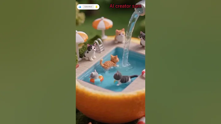 Watch the video about #ai sphinx cat enjoy shower pool time #comedyeffect #funny #youtubeshorts #shortsfeed