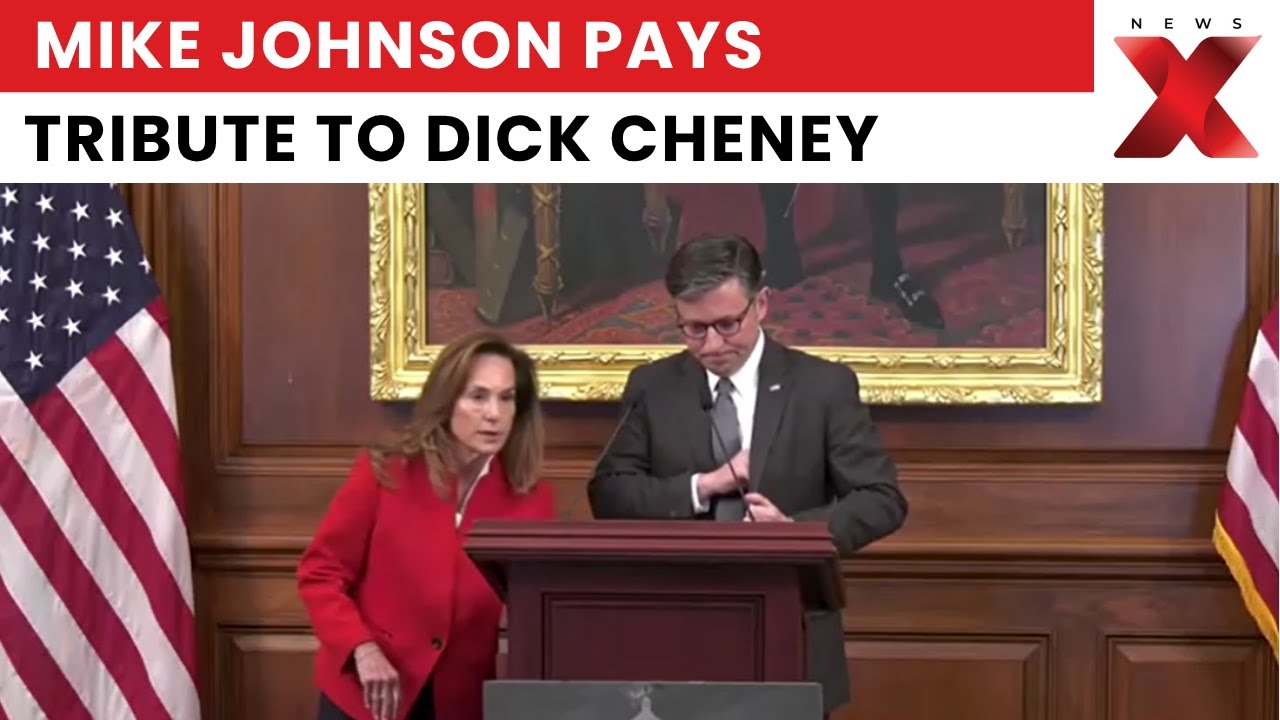 Mike Johnson Condoles Dick Cheney’s Death, Calls Him ‘Deserving of Honor’ | NewsX