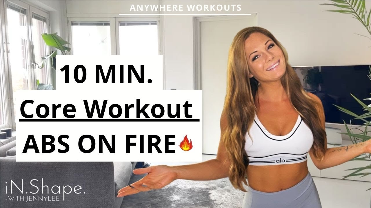 10 Minute Core Workout Level 1 | Follow Along, workout with me! At Home ...