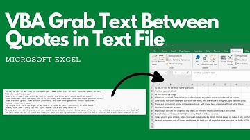 VBA Extract Text Between Quotes from Text File to Excel (Multiple Quotes, Dictionary Object)