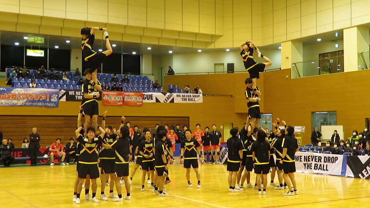 2018-19　V.LEAGUE Division2 　埼玉アザレアホームゲーム　SHOCKERS演技2回目
