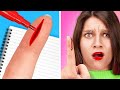 CRAZY SCHOOL PRANKS From Nerd To Popular Cool DIY Hacks By 123 GO Series CRAZY SCHOOL PRANKS From Nerd To Popular Cool DIY Hacks By 123 GO Series