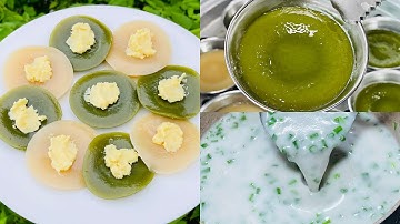 Để bánh bèo có xoáy thật dễ dàng ăn với nước cốt dừa nấu kiểu này nữa là tuyệt vời luôn