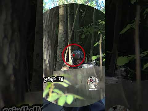 Lens Hit - Slow Motion Paintball - Magfed Paintball #shorts