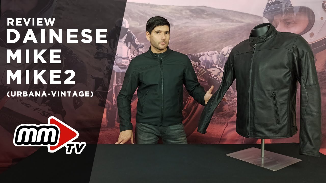 Dainese Mike y Mike 2 / Chaqueta de cuero urbana vintage en motomundi.cl