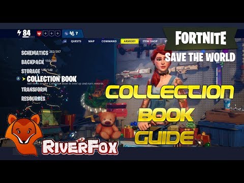 Fortnite सेव द वर्ल्ड (STW) - अंडरस्टैंडिंग द कलेक्शन बुक (गाइड)