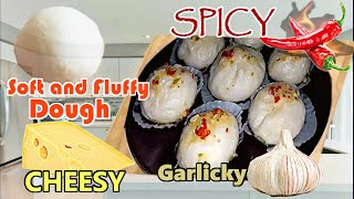 Spicy and Garlicky Mini Cheese Siopao | Soft and Fluffy dough recipe screenshot 5