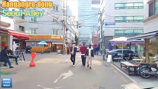 【4K】 Walk Seoul Korea - 서울 한강로동 골목 걷기 (용리단길) | Hangangro-dong Alleys [용산구2 | Yongsan-gu2] 16(2)-14