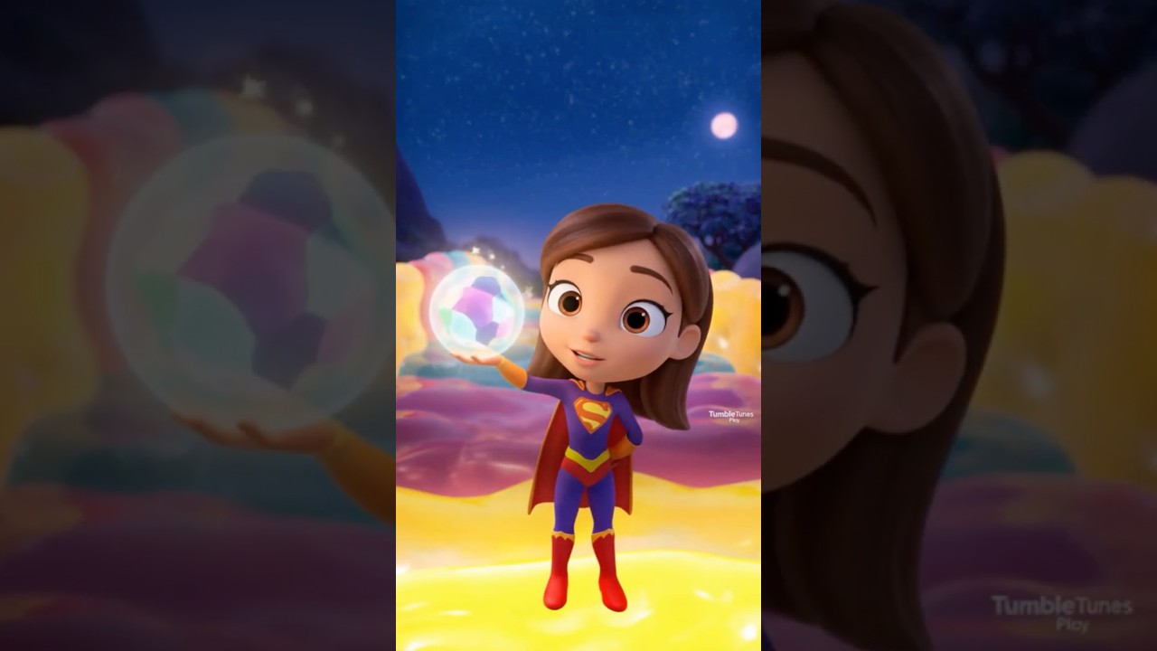 Sara Super Girl’s Rainbow Ring Adventure 🌈 | Match Colors & Guide the Gem