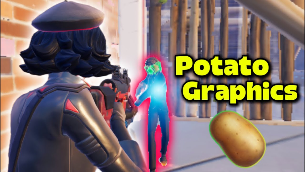 Fortnite With POTATO GRAPHICS