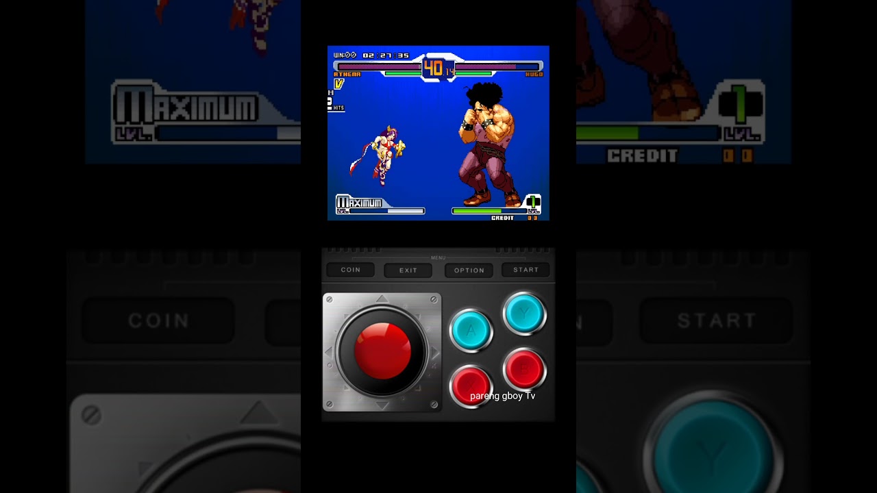 Snk Vs Capcom plus [arcade] Athena Vs Hugo Round 2 Mame4droid 