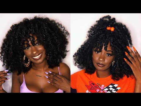 FLEXI ROD Spiral Curls On Natural 4b hair