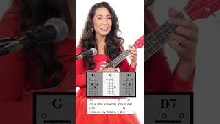 Learn Im A Little Snowman in 60 seconds  #ukelelebeginner #ukulele