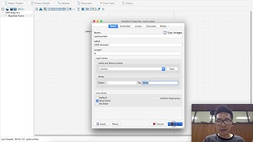 EpiData Manager Tutorial: 4) creating a demo project - part 2