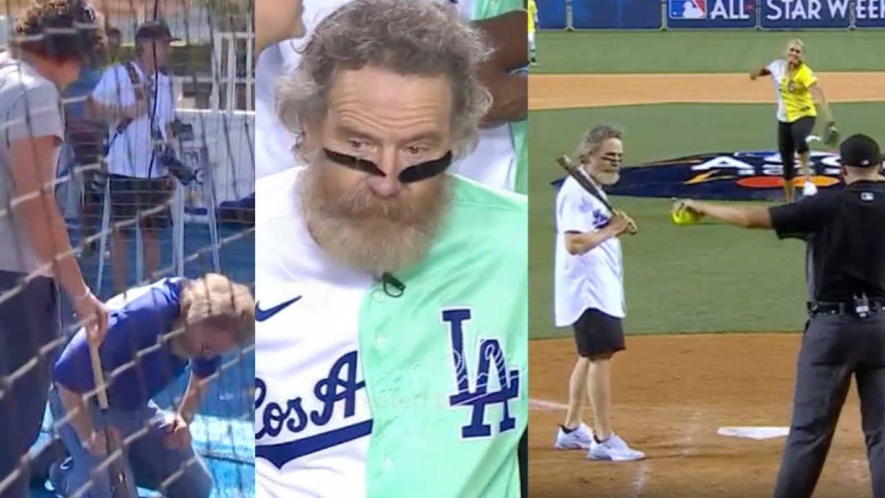 Bryan Cranston Takes A Line Drive To Shoulder At All-Star Softball –  Deadline